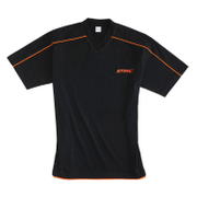 Работна тениска STIHL с къс ръкав  черна, размер XL, памук - product - 094 STL2705