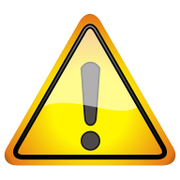 Знак лепенка Totem предупредителен Внимание! Опасност 145х145 мм - product - 094 TOT3667