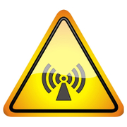 Знак лепенка Totem предупредителен Внимание! Нейонизиращо лъчение 145х145 мм - product - 094 TOT3670