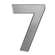 Цифра Totem 7 сребро със самозалепващ се гръб, Silver 01 - product - 094 TOT3693