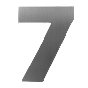 Цифра Totem 7 сребро със самозалепващ се гръб, Silver 02 - product - 094 TOT3703