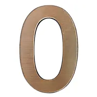 Цифра Totem 0 злато със самозалепващ се гръб, Gold 01