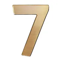 Цифра Totem 7 злато със самозалепващ се гръб, Gold 01