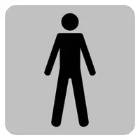 Табелка Totem за врата инокс WC мъже