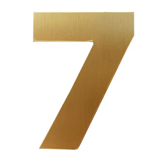 Цифра Totem 7 злато със самозалепващ се гръб, Gold 02