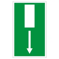 Знак лепенка Totem указателен Посока на движение 04 147х250 мм