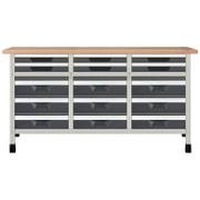 Маса Wolfcraft работна 3 модула с 15 чекмеджета 1610х650х860 мм, 600 кг, No1 - product - 094 WLF2415