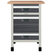Маса Wolfcraft работна 1 модул с 3 чекмеджета 650x650x860 мм, 600 кг, No3 - product - 094 WLF2418