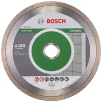 Диск диамантен за сухо рязане Bosch на керамика, теракот и фаянс  180 мм, 22.23 мм, 1.6 мм, Standard for Ceramic