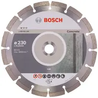 Диск диамантен за сухо рязане Bosch на тухли, бетон и керемиди  230 мм, 22.23 мм, 2.3 мм, Standard for Concrete