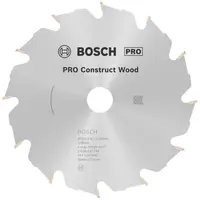 Диск циркулярен за рязане Bosch на дърво грубо с HM пластини  150 мм, 20 мм, 1.4 мм, 12 z, PRO Construct Wood