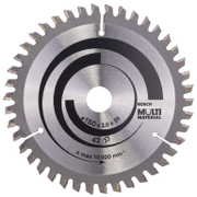 Диск циркулярен за рязане Bosch универсален с HM пластини  150 мм, 20 мм, 1.4 мм, 42 z, Multi Material - product - 095 BSH 819