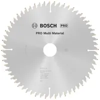 Диск циркулярен за рязане Bosch универсален с HM пластини  216 мм, 30 мм, 1.8 мм, 60 z, PRO Multi Material