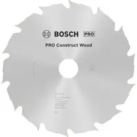 Диск циркулярен за рязане Bosch на дърво грубо с HM пластини  210 мм, 30 мм, 1.8 мм, 14 z, PRO Construct Wood