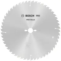 Диск циркулярен за рязане Bosch на дърво фино напречно надлъжно с HM пластини  350 мм, 30 мм, 2.5 мм, 54 z, PRO Wood