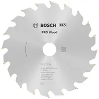 Диск циркулярен за рязане Bosch на дърво напречно надлъжно с HM пластини  140 мм, 20 мм, 1.4 мм, 20 z, PRO Wood