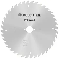 Диск циркулярен за рязане Bosch на дърво фино напречно надлъжно с HM пластини  254 мм, 30 мм, 1.4 мм, 40 z, PRO Wood