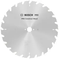 Диск циркулярен за рязане Bosch на дърво грубо с HM пластини  350 мм, 30 мм, 2.5 мм, 24 z, PRO Construct Wood