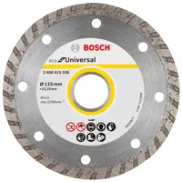 Диск диамантен за сухо рязане Bosch универсален  115 мм, 22.23 мм, Eco for Universal