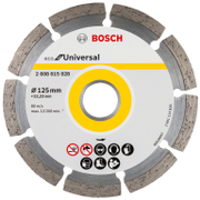 Диск диамантен за сухо рязане Bosch универсален  125 мм, 22.23 мм, Eco for Universal - product - 095 BSH1152
