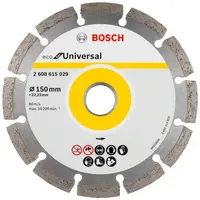 Диск диамантен за сухо рязане Bosch универсален  150 мм, 22.23 мм, Eco for Universal