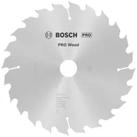 Диск циркулярен за рязане Bosch на дърво грубо напречно с HM пластини  230 мм, 30 мм, 1.8 мм, 24 z, PRO Wood