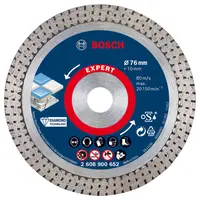 Диск диамантен за сухо рязане Bosch на керамика, теракот и фаянс  76 мм, 10 мм, 1.5 мм, Expert Hard Ceramic