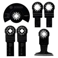 Нож за многофункционален осцилатор Bosch  комплект Starlock, 6 бр.