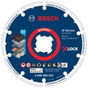 Диск диамантен за сухо рязане Bosch на метал  125 мм, 22.23 мм, Expert Diamond Metal Wheel X-Lock - product - 095 BSH1823