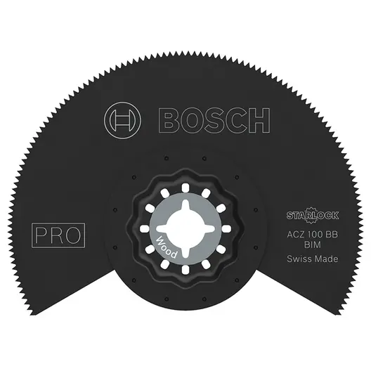 Нож за многофункционален осцилатор Bosch  полукръгъл 100 мм, Starlock, BiM, ACZ 100 BB