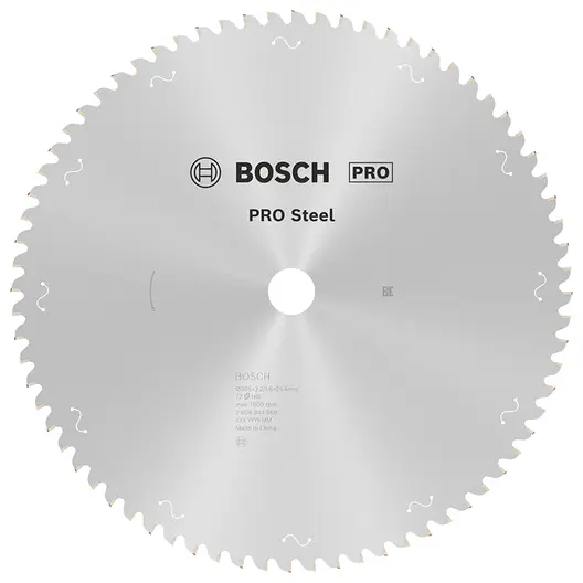 Диск циркулярен за рязане Bosch на метали с HM пластини  305 мм, 25.4 мм, 1.8 мм, 72 z, PRO Steel