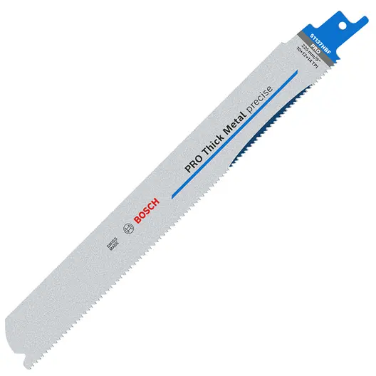Нож за саблен трион Bosch за метал  225 мм, 10/12/14 TPI, 25 бр., PRO Thick Metal precise S1137HBF