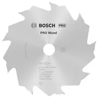 Диск циркулярен за рязане Bosch на дърво напречно надлъжно с HM пластини  130 мм, 16 мм, 1.4 мм, 9 z, PRO Wood