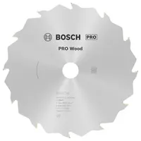 Диск циркулярен за рязане Bosch на дърво напречно надлъжно с HM пластини  165 мм, 20 мм, 1.2 мм, 12 z, PRO Wood