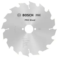 Диск циркулярен за рязане Bosch на дърво напречно надлъжно с HM пластини  190 мм, 30 мм, 1.3 мм, 16 z, PRO Wood