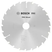Диск циркулярен за рязане Bosch на дърво напречно надлъжно с HM пластини  216 мм, 30 мм, 1.4 мм, 24 z, PRO Wood