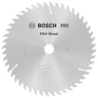 Диск циркулярен за рязане Bosch на дърво напречно надлъжно с HM пластини  190 мм, 20 мм, 1.6 мм, 48 z, PRO Wood