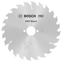 Диск циркулярен за рязане Bosch на дърво напречно надлъжно с HM пластини  190 мм, 30 мм, 1.6 мм, 24 z, PRO Wood