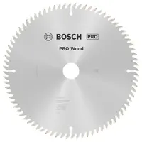 Диск циркулярен за рязане Bosch на дърво напречно надлъжно с HM пластини  250 мм, 30 мм, 2.2 мм, 80 z, PRO Wood