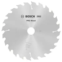 Диск циркулярен за рязане Bosch на дърво напречно надлъжно с HM пластини  235 мм, 30 мм, 1.8 мм, 24 z, PRO Wood