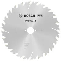 Диск циркулярен за рязане Bosch на дърво напречно надлъжно с HM пластини  250 мм, 30 мм, 2.2 мм, 24 z, PRO Wood