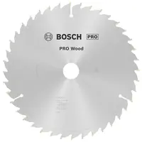Диск циркулярен за рязане Bosch на дърво напречно надлъжно с HM пластини  254 мм, 30 мм, 1.4 мм, 40 z, PRO Wood