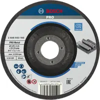 Диск карбофлексен за рязане Bosch на метал  125 мм, 2.5 мм, 22.23 мм, PRO Metal