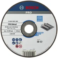 Диск карбофлексен за рязане Bosch на метал  150 мм, 2.5 мм, 22.23 мм, PRO Metal