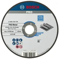 Диск карбофлексен за рязане Bosch на метал  150 мм, 2.5 мм, 22.23 мм, PRO Metal
