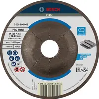 Диск карбофлексен за рязане Bosch на метал  115 мм, 2.5 мм, 22.23 мм, PRO Metal