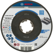 Диск карбофлексен за рязане Bosch на метал  115 мм, 22.23 мм, 2.5 мм, PRO Metal X-Lock - product - 095 BSH2026
