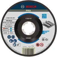 Диск карбофлексен за рязане Bosch на метал  125 мм, 2.5 мм, 22.23 мм, PRO Metal X-Lock