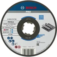 Диск карбофлексен за рязане Bosch на метал  125 мм, 2.5 мм, 22.23 мм, PRO Metal X-Lock