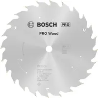 Диск карбиден за рязане Bosch на дърво  150 мм, 10 мм, 1 мм, 24 z, PRO Wood cordless